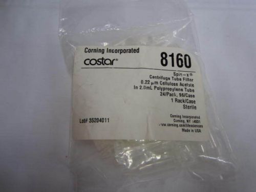 Corning costar #8160 0.22um cellulose acetate in 2.0ml tube qty: 24 sealed new for sale