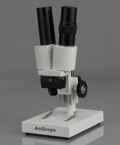 AmScope SE104-P 20X Student Kids Metal Frame Binocular Stereo Microscope
