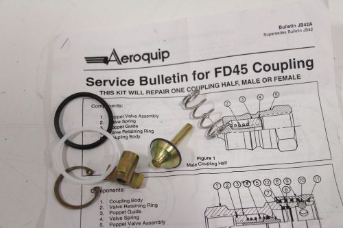 New aeroquip fd45 coupling kit repair male female quick disconnect +priority sh for sale