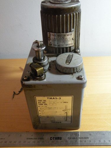 Showa Automatic Lubrication Unit YMAS-3 W JEC 37 # Phase Induction Motor