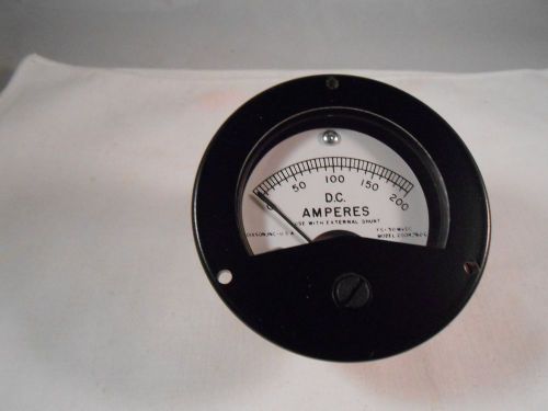 200R  DIXSON 0-200 DC AMPERES    NEW OLD STOCK 2 1/2&#034;