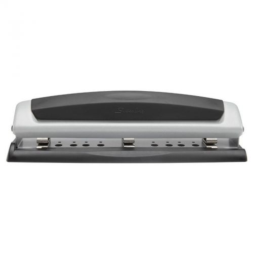 Swingline Desktop Hole Punch, Precision Pro, 2 - 3 Holes, Adjustable Centers, 10