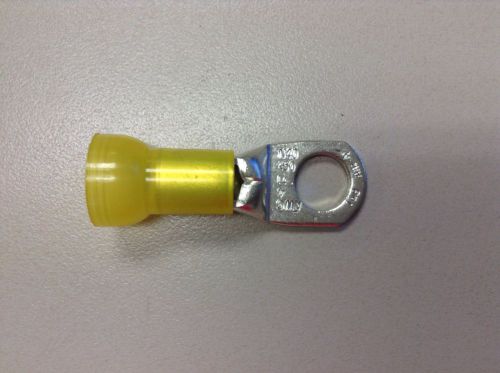 Thomas &amp; betts 3/8 bolt, 4 awg, m10, nylon ring terminal sta-kon rf series rf737 for sale