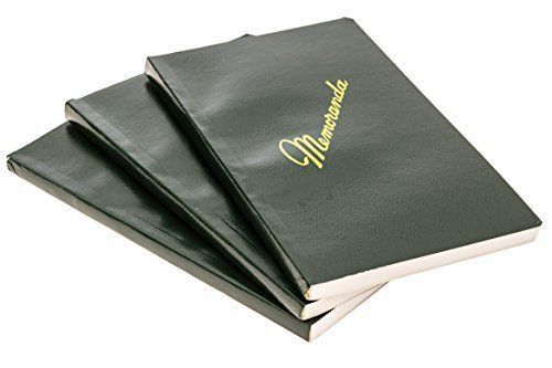 US Military Memo Book (3 Pack) Side Bound 3-3/8 x 5-5/8 Inch with Durable Sewn