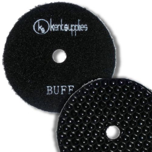 KENT Premium Quality 5&#034; DRY BLACK Buff, 2mm Thick, Diamond Polishing Pad