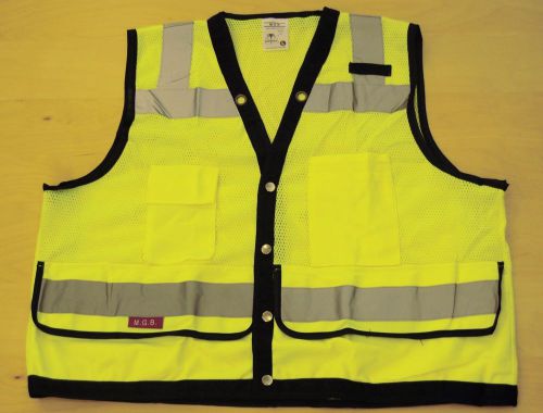 Mgb survey safety vest class 2 level 2 - 8 pockets for sale