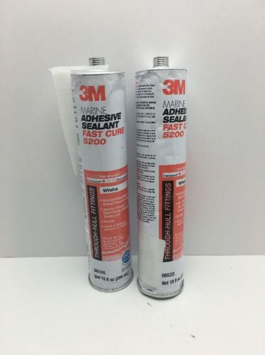3m Marine Adhesive Sealant 10 Oz White,pack Of 2