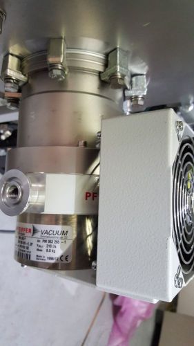 Pfeiffer Turbo Pump TMH 260 Y P X DN 100 ISO-K with Fan