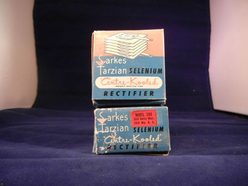 New Vintage Sarkes Tarzian Selenium Rectifier Model 200 Diode Rectifier NOS NIB