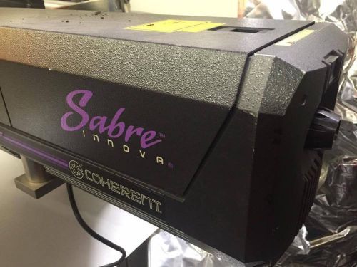 Coherent Sabre Innova Laser w/ Power supply &amp; Heat exchanger (AS-IS, read C.D.)