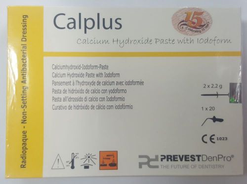 Calcium hydroxide paste with iodoform Calplus Metapex 2 x 2.2 gr double package