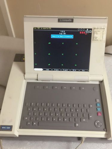 GE Marquette MAC 5000 Resting ECG System, Color EKG