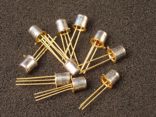 Qty 10: New BC179 Low Noise Audio Input/Driver PNP Transistor Tested Gold Xlnt!