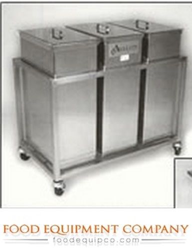 Avalon ASB150-3C Stainless Steel Ingredient and Shortening Bin Three Bins on...