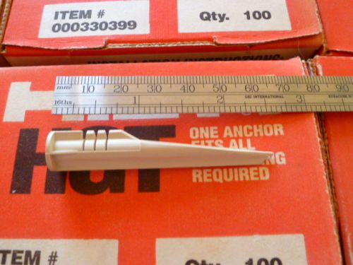 1000 hilti hgt drywall &amp; masonry anchors hanger 330339 fits all sizes for sale