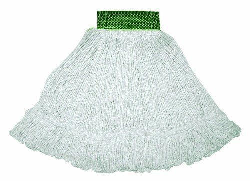 Wilen A04901, Bulldog National Cotton Looped End Wet Mop, Small, 5&#034; Mesh Band of