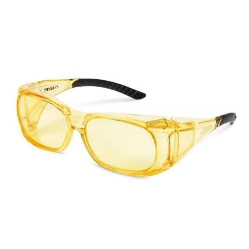 Elvex SG-37A OVR-Spec II, One Size Fits All, Amber