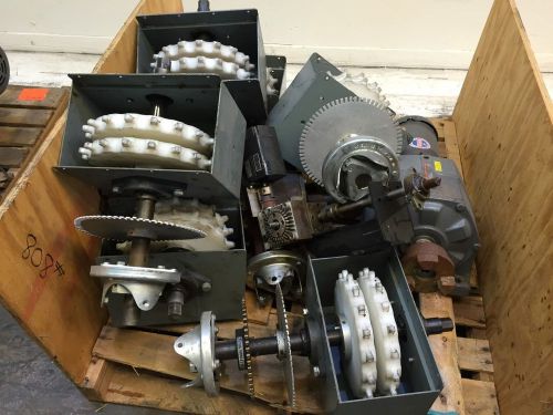 Baldor motor vm3556t w/ 6 gear boxes lot of 7 for sale