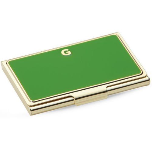 Kate Spade New York Lenox One In A Million Business Card Holder Monogram G NEW