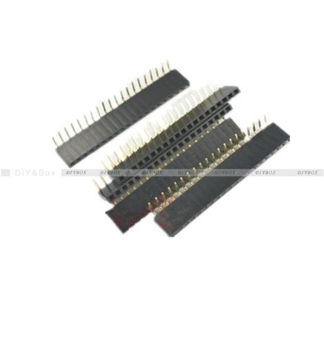 20PCS 1x20Pin 2.54mm Pitch Header Right Angle Female Single Row Socket Connector