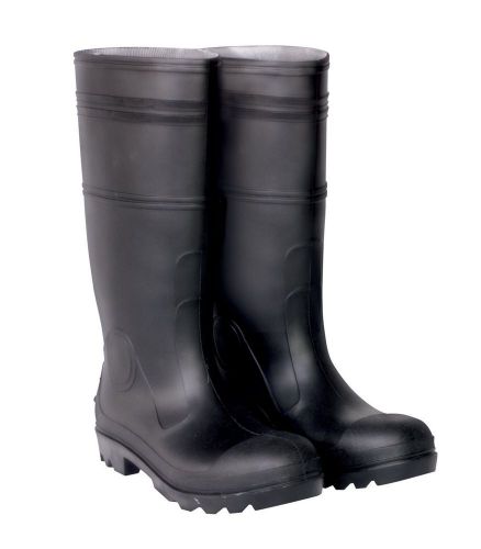 CLC R23011 Over The Sock Black PVC Men&#039;s Rain Boot Size 11