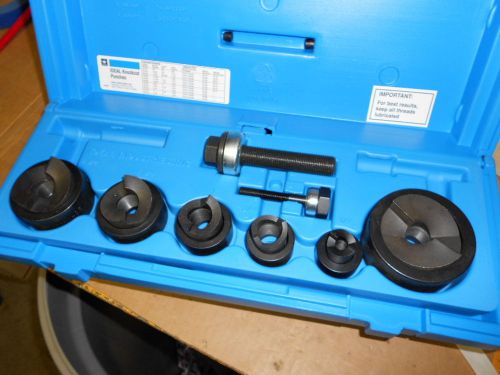Ideal Tools KO Master Electricians Slug Buster Splitter Knockout Punch Set Case