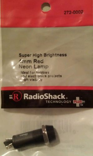 Super High Brightness 4mm Red Neon Lamp Radio Shack  272-0002