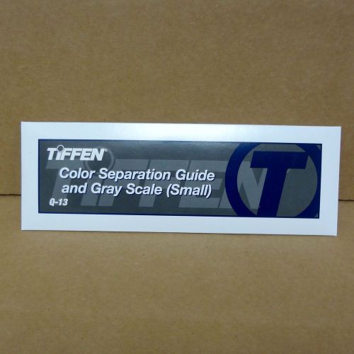 Tiffen Q-13 EK1527654T Kodak Color Separation &amp; Gray Scale Guide New