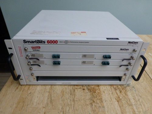 Spirent Smart Bits SMB6000 Chassis w/2 LAN-6201AS 1000 Base LX Blades