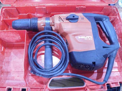 HILTI TE 60 HAMMER DRILL Excellent condition in case Works 100% (H)