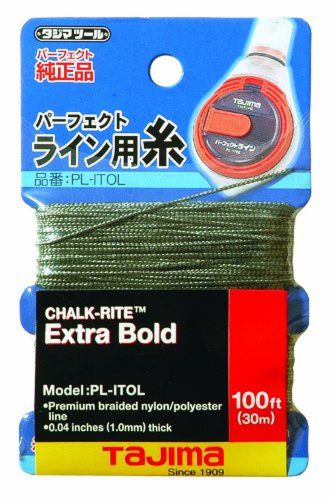 Tajima pl-itol chalk-rite premium grade extra bold nylon line 1 mm thick by 1... for sale