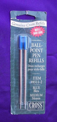 Cross Universal Ballpoint Pen Refills - Medium Point - Blue - 2 / Pack (85112)