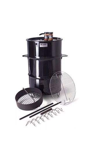 Barbecue Pit Barrel Outdoor Cooker Smoker Charcoal Grill Package Rubs Included