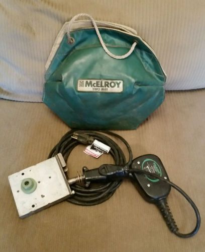 McElroy 2LC Pipe Fusion Fusing Machine HDPE Poly Welder 215505 Heater