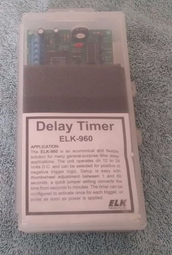ELK-960 Delay Timer 12 to 24 Volts