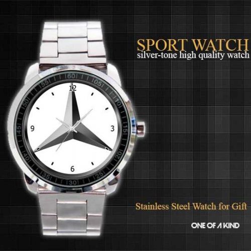 mercedes logo vector sport Metal Watch