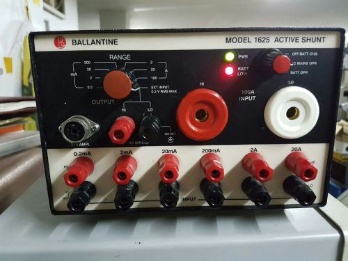 Ballantine 1625A Precision AC/DC Active Current Shunt, New Battery Installed