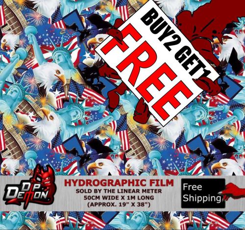 LM AMERICAN USA STICKER BOMB HYDROGRAPHIC WATER TRANSFER FILM HYDRO DIPPING DIP