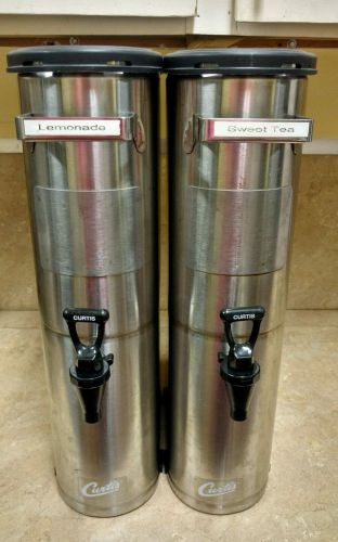 PAIR (2) Wilbur Curtis Tea/beverage Dispensers tcn051 ~ used
