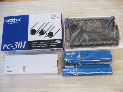 BROTHER PC-301 FAX PRINT CARTRIDGE AND 2 REPLACEMENT REFILL RIBBONS