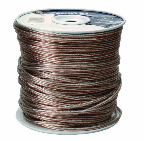 Coleman Cable 94601-66-18 Bulk Speaker Wire, 24-Gauge 2-Conductor AWG 500-Feet