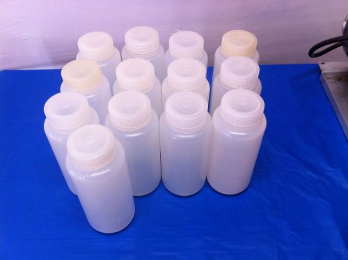 A lot of 13 pcs of Nalgene Wide-Mouth Bottle 500 ml/16 oz, Lab Quality