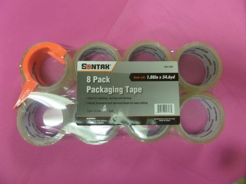 8 ROLLS Box Sealing Packaging Packing Carton Shipping Tape 2.0 mil 2&#034; x 55 yards