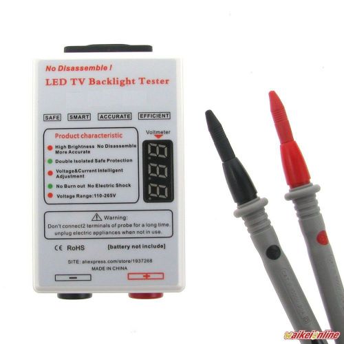 Td 0-300v output all size led lcd tv backlight tester meter tool lamp beads for sale