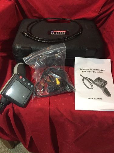 Duratool Endoscope 22-15950 Inspection Scope With Dvr