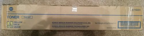 GENUINE Konica Minolta TN216 Toner Cartridge *NEW* TN216Y Yellow