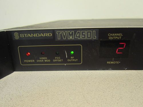 Standard TVM 450L CMA60 Monaural Audio Module 120VAC, 50/60Hz, 40W, Powers On
