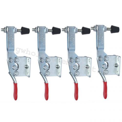 4PCS Quick Release Holding Capacity 90kg GH-201-B Vertical Toggle Clamp