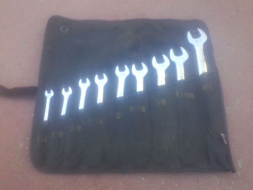 KLEIN WRENCH SET WITH BAG / 1/4 WRENCH TO 3/4 WRENCH