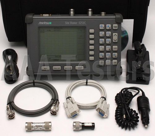 Anritsu site master s251c cable antena sitemaster w/ option 5 s251-c s251 for sale